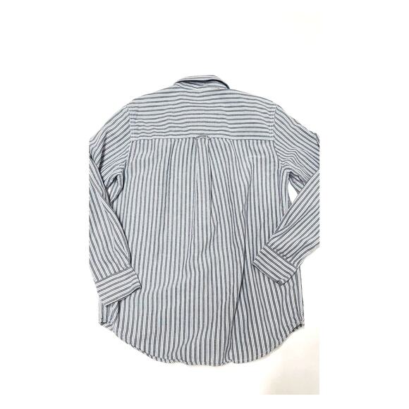 Chaps men's small cotton striped button down - Picture 3 of 3